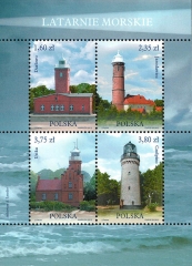 Polish Lighthouses, 3rd series | 14 Jun 2013 | C2918, C2926, C2930, C2940