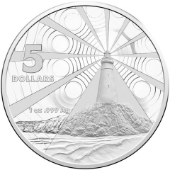 Australia 5 dollar silver coin, July 2015