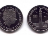 Isle of Man 2004 coin depicting Chicken Rock Llighthouse